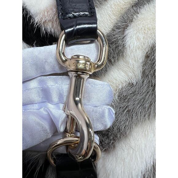 Vintage Gucci mink Crocodile big Jackie bag - Picture 3 of 10